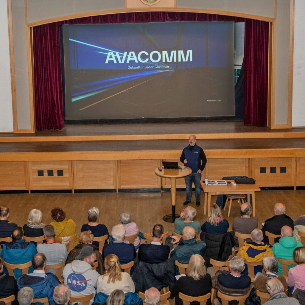 Informationsabend der AVACOMM in Grassau